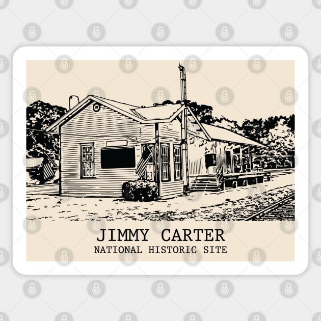 Jimmy Carter National Historic Site Sticker by Lakeric